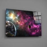 Space Glass Wall Art.