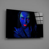 Woman Portrait Glass Wall Art.