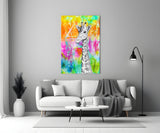 Giraffe Glass Wall Art.