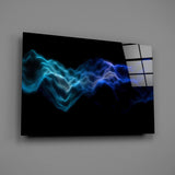 Rhythmic Fog Glass Wall Art.