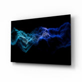 Rhythmic Fog Glass Wall Art.