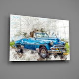Classic Chevrolet Glass Wall Art.