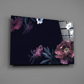 Floral Pattern Glass Wall Art.