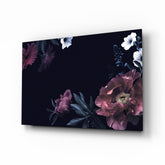 Floral Pattern Glass Wall Art.