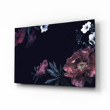 Floral Pattern Glass Wall Art.