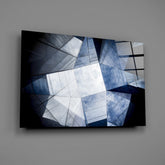 Geometric Architecture Glass Wall Art.