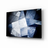 Geometric Architecture Glass Wall Art.