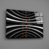 Interesting Architectural Glass Wall Art.