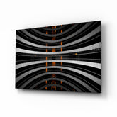 Interesting Architectural Glass Wall Art.