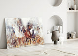 Running Horses Glass Wall Art.