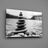 Pebbles Glass Wall Art.