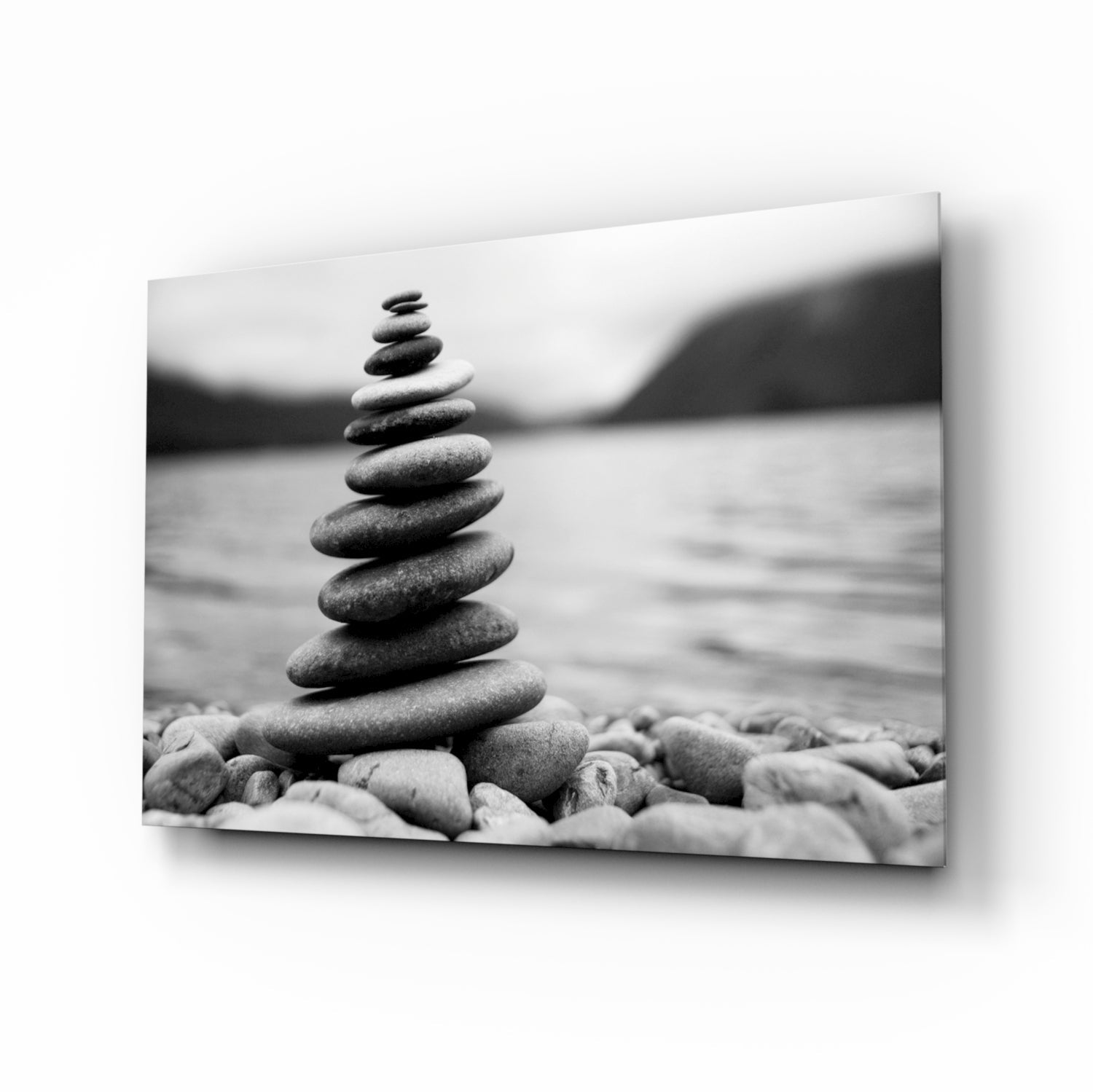 Pebbles Glass Wall Art.