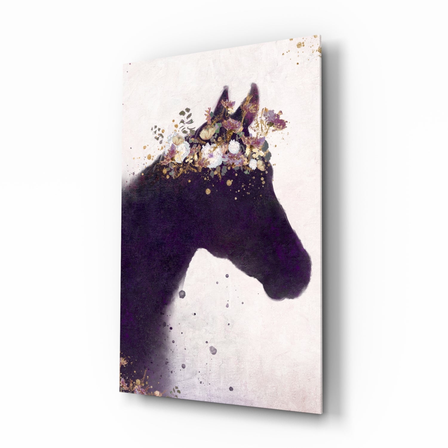 Horse Glass Wall Art.