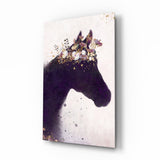 Horse Glass Wall Art.