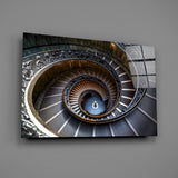 Spiral Glass Wall Art.