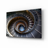 Spiral Glass Wall Art.