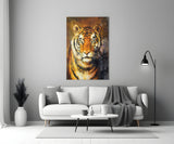 Tiger Glass Wall Art.