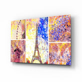 Eiffel Glass Wall Art.
