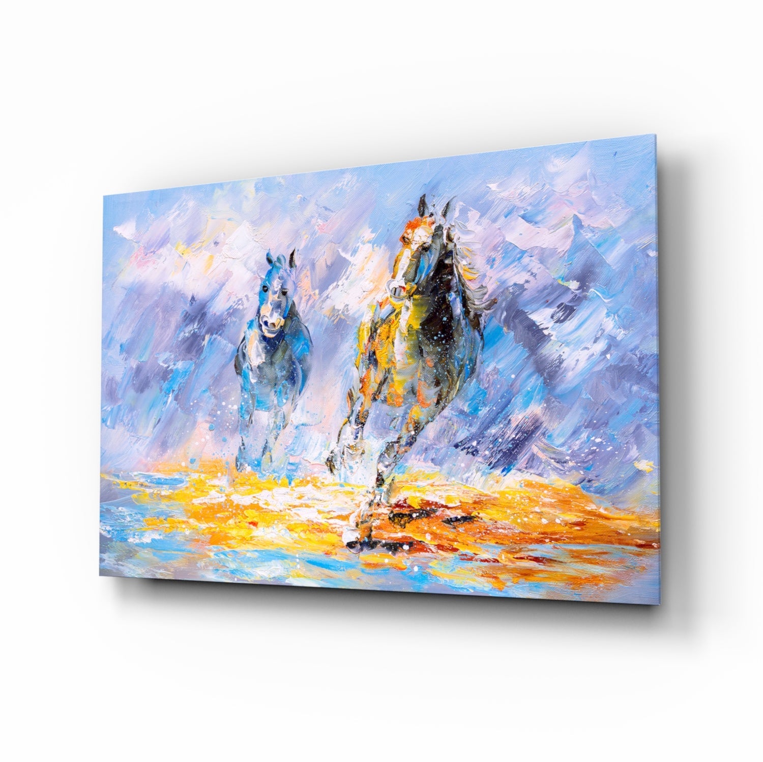 Horse Glass Wall Art.