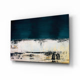 Abstract Colors Glass Wall Art.