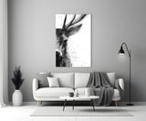 Deer Glass Wall Art.