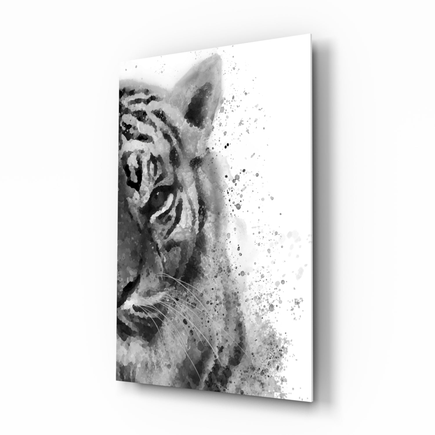 Tiger Glass Wall Art.