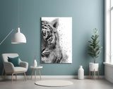 Tiger Glass Wall Art.