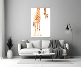 Giraffe Glass Wall Art.