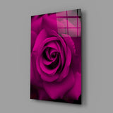 Rose Glass Wall Art.