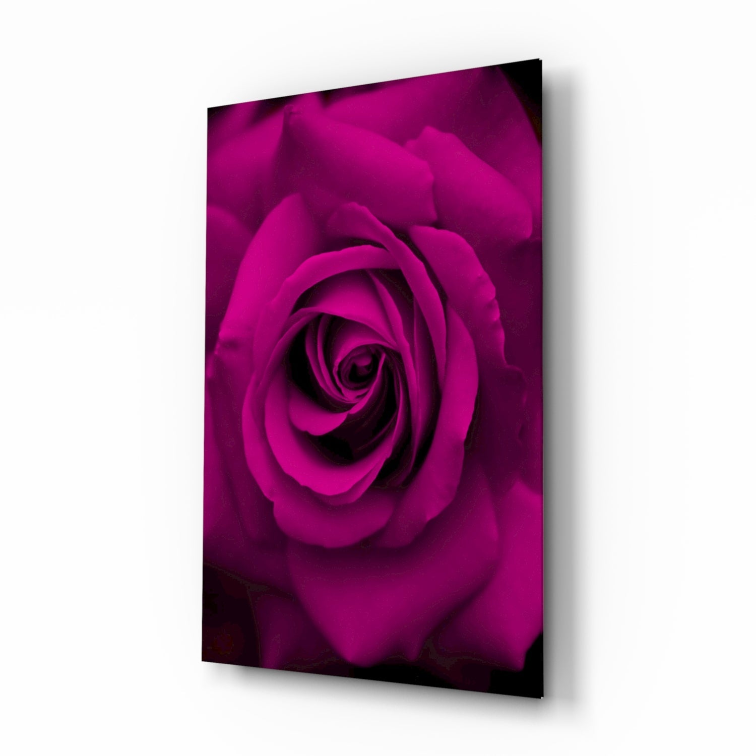 Rose Glass Wall Art.