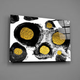 Abstract Colors Glass Wall Art.