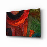 Abstract Glass Wall Art.