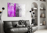 Abstract Glass Wall Art.