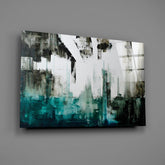 Abstract Glass Wall Art.