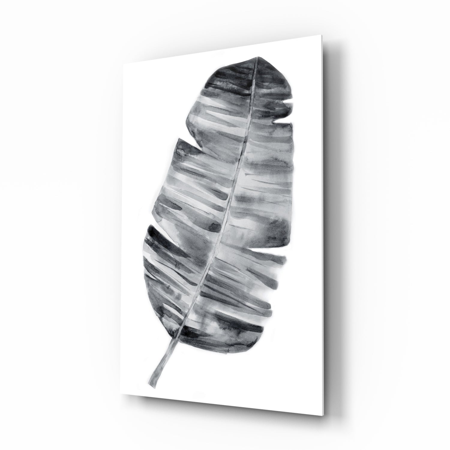 Feather Glass Wall Art.