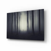 Foggy Forest Glass Wall Art.