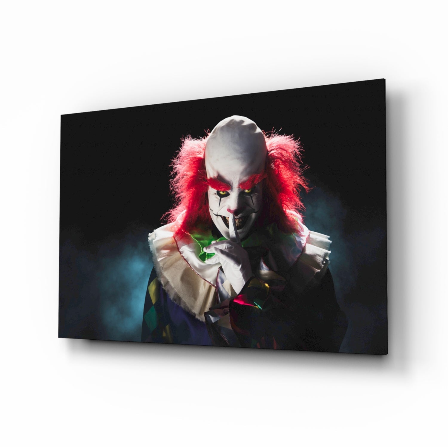 Clown Glass Wall Art.