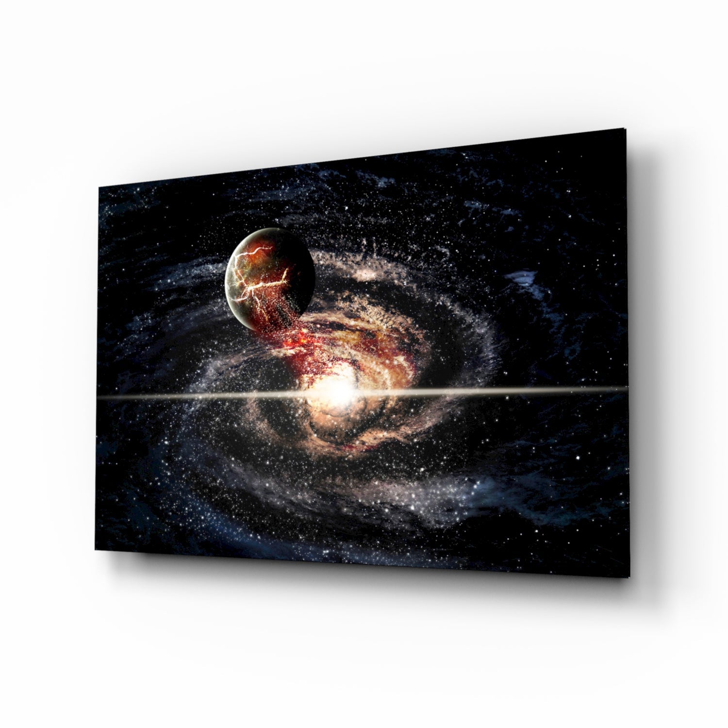 Space Glass Wall Art.