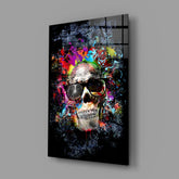 Skull Glass Wall Art.