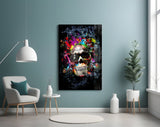 Skull Glass Wall Art.