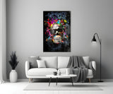 Skull Glass Wall Art.