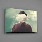 Cloud Man Glass Wall Art.