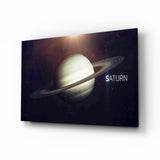 Saturn Glass Wall Art.