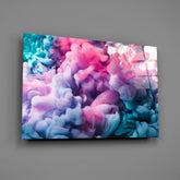 Colored Smoke Glass Wall Art.