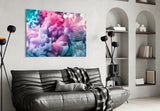 Colored Smoke Glass Wall Art.