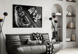 Jazz Blues Music Glass Wall Art.