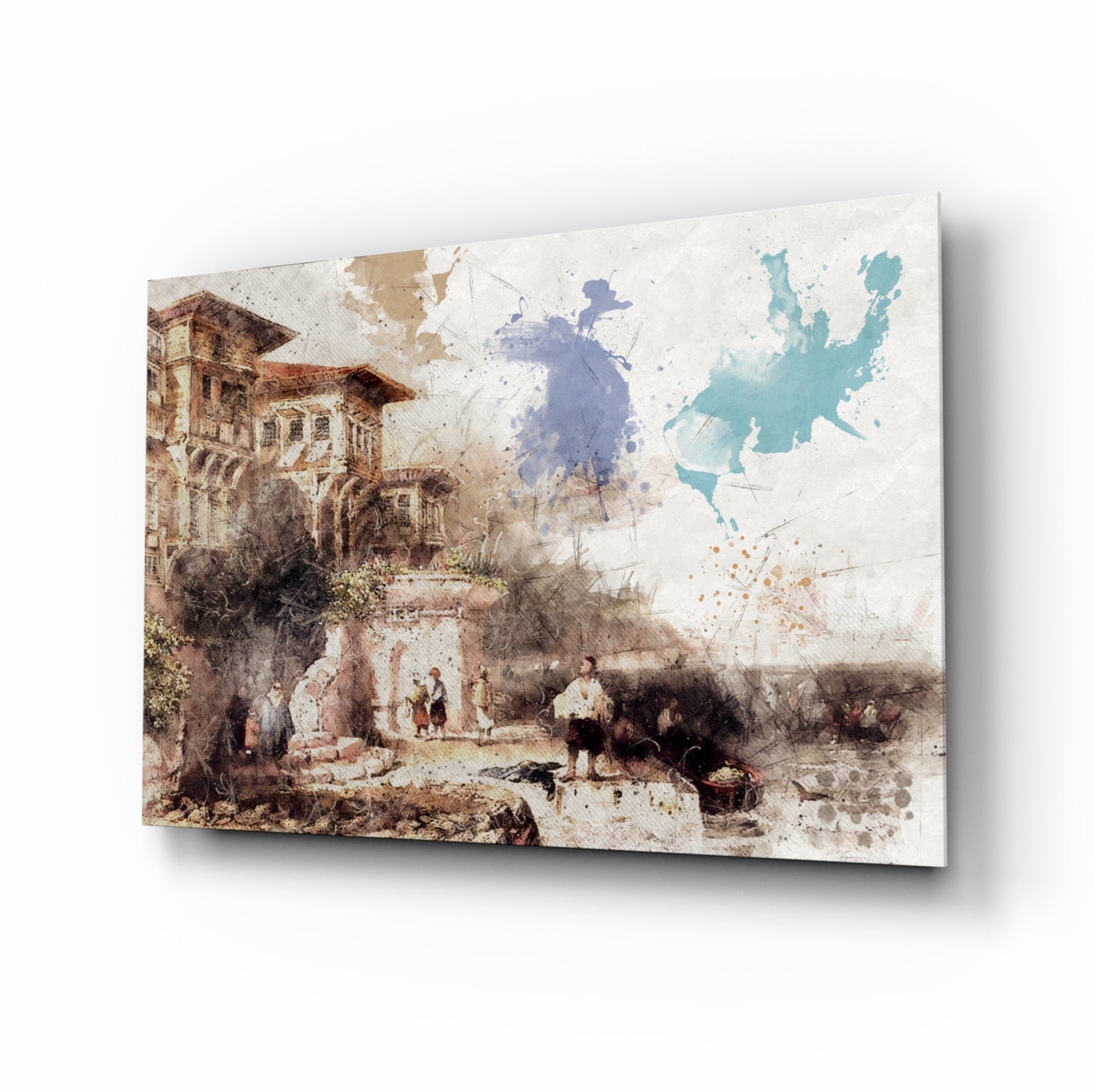 Bay Window Glass Wall Art.