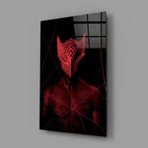 Darko Red Glass Wall Art.