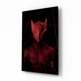 Darko Red Glass Wall Art.