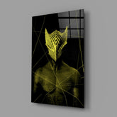 Darko Yellow Glass Wall Art.